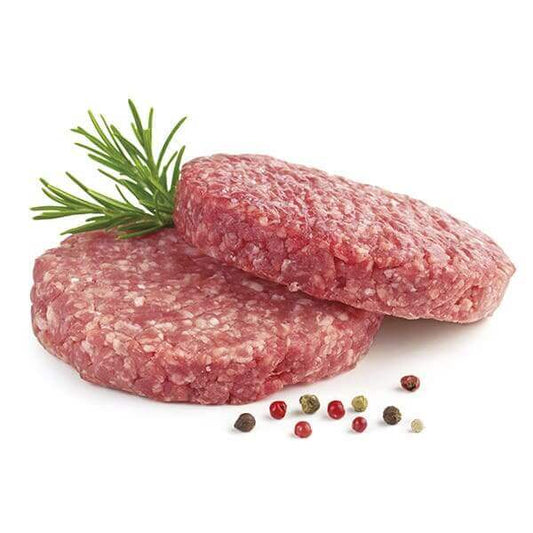 Big Hamburger di Vitello Podolico, freschi e privi di conservanti, pronti per la griglia.