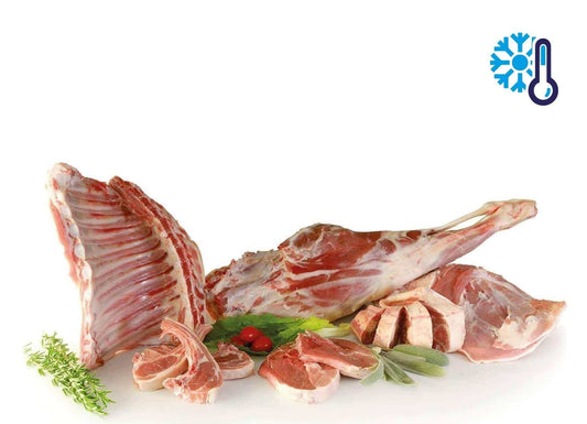 Capretto Semibrado Calabrese, fresco e privo di conservanti, tagliato su richiesta, in vaschetta e sotto vuoto.