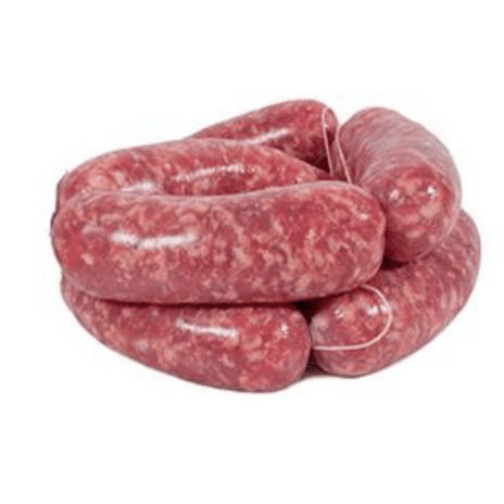 Salsiccia Cruda di Maiale Semibrado Calabrese, carne fresca non congelata, priva di conservanti, in vaschetta e sotto vuoto naturale.