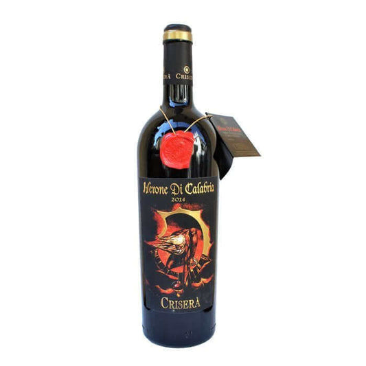 Vino Rosso - Nerone di Calabria bottiglia da 0,75 cl - 1 cartone, etichetta Criserà del 2014.
