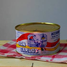 Acciughe Intere Salate latta 1 kg. - conf. da 5 Latte.