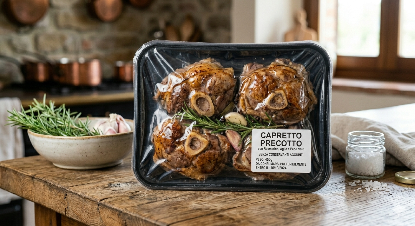 Capretto - Precotto al forno con aromi