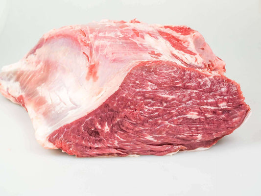 Fesone di spalla di Scottona Charolaise 16 mesi - Pezzo di carne bovina da 7 kg, chiara, tenera e saporita con marezzatura naturale