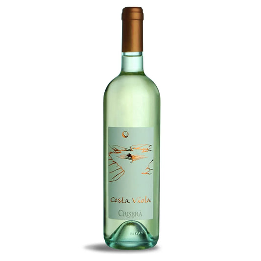 Vino Bianco - Costa Viola in bottiglia elegante, perfetto per brindare e momenti di relax con amici.