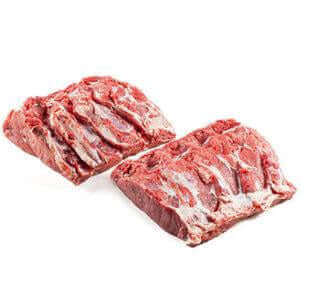 Roast beef 3 c s/o di Black Angus Uruguay Grain Feed 6 kg displaying its premium marbling and fresh cut.